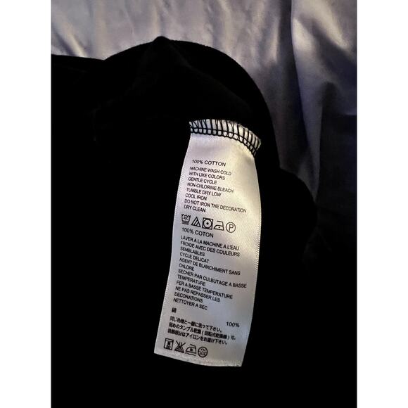 Tommy Bahama Relax Black Half-Zip Pullover Sweatshirt Size Small 100% Cotton - Picture 7 of 7